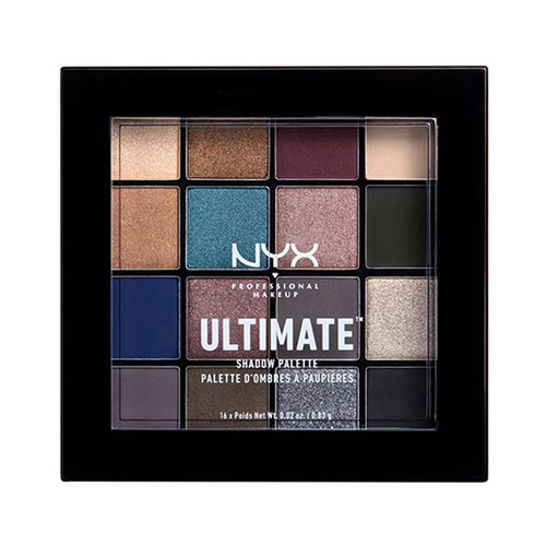 NYX Professional Makeup ULTIMATE SHADOW PALETTE 10 ASH - פלטת צלליות 16 גוונים
