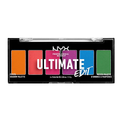 NYX Professional Makeup ULTIMATE EDIT PETITE PALETTE 02 BRIGHTS - פלטת צלליות 6 גוונים