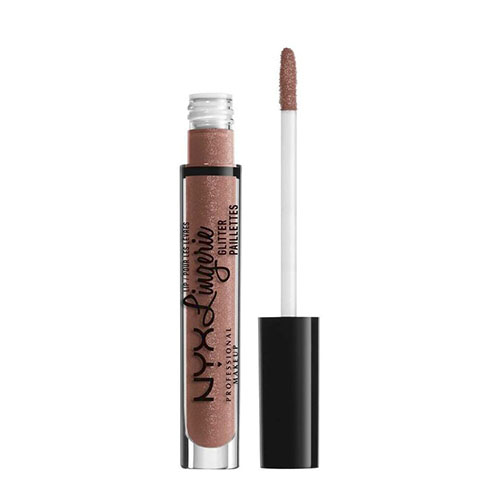 NYX Professional Makeup ליפגלוס בגימור מנצנץ - LIP Lingerie Glitter Paillettes