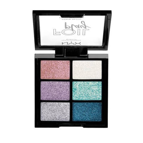 NYX Professional Makeup FOIL PLAY PIGMENT PALETTE 02 LIMIT LOVE - פלטת פיגמנטים לעיניים ולגוף – תמונה 2