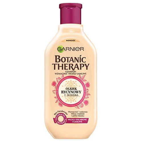 שמפו לשיער גרנייה - GARNIER BOTANIC THERAPY Strengthening shampoo for weak and brittle hair 250ml