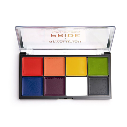 ⁦פלטת 8 צלליות - MAKEUP REVOLUTION PRIDE EXPRESS MYSELF FACE PAINT PALETTE⁩ – תמונה ⁦2⁩