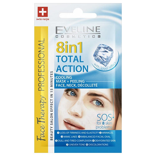 מסיכת פנים רב תכליתית אוולין - FACE THERAPY PROFESSIONAL TOTAL ACTION