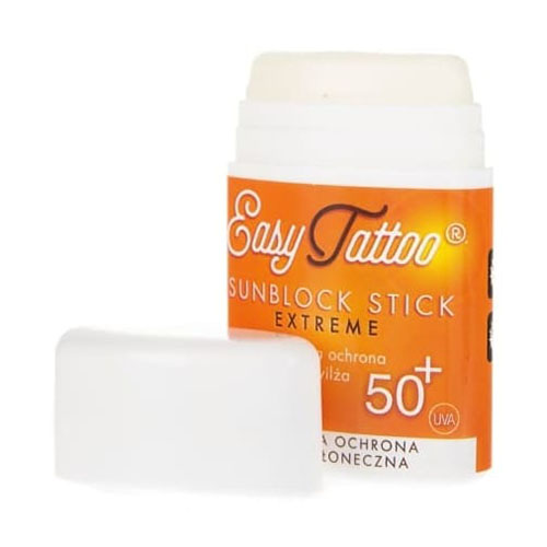 קרם הגנה לקעקועים - Easy Tattoo Sunblock Stick Extreme SPF50