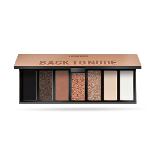 PUPA פלטת צלליות 7 גוונים - MAKEUP STORIES PALETTE 001 BACK TO NUDE