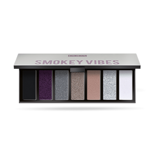 PUPA פלטת צלליות 7 גוונים - MAKEUP STORIES PALETTE 002 SMOKEY VIBES