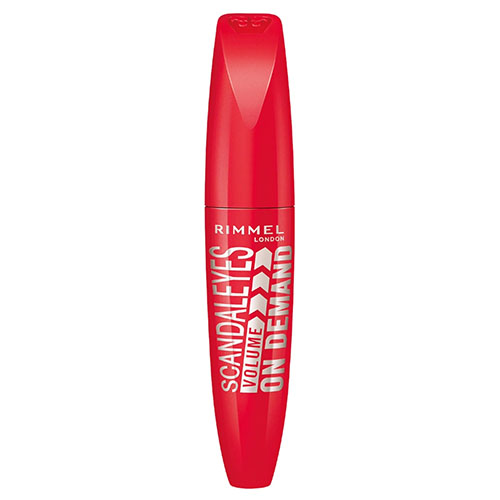 מסקרה מעבה חום שחור RIMMEL SCANDAL EYES VOLUME ON DEMAND 002 BROWN BLACK