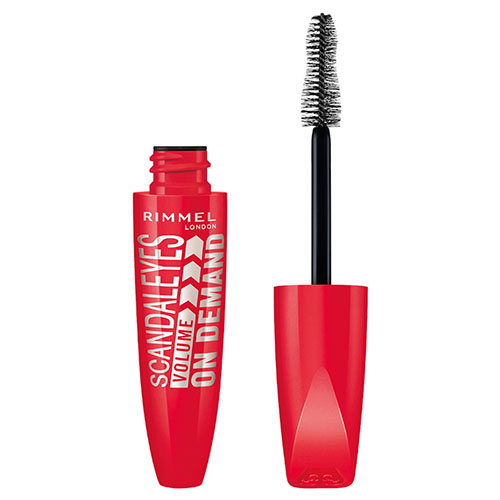 מסקרה מעבה חום שחור RIMMEL SCANDAL EYES VOLUME ON DEMAND 002 BROWN BLACK – תמונה 2