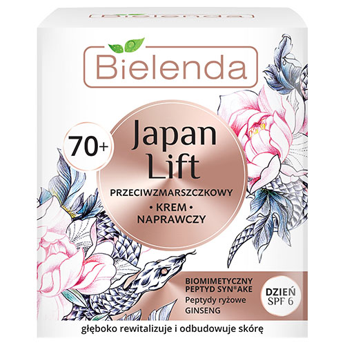 קרם יום לגילאי 70+ Bielenda Japan Lift Anti wrinkle face repair cream
