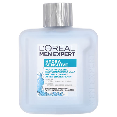 אפטרשייב לגבר לעור רגיש L'Oréal MEN EXPERT HYDRA SENSITIVE INSTANT COMFORT AFTER SHAVE SPLASH