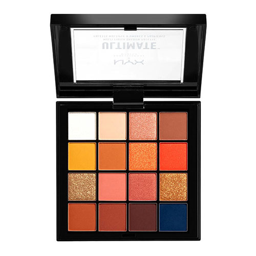 פלטת 16 צלליות NYX ULTIMATE Palette of 16 eyeshadows 11 ESCAPE ARTIST – תמונה 2