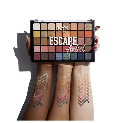 פלטת 40 צלליות NYX Professional Makeup ESCAPE Artist – תמונה 3