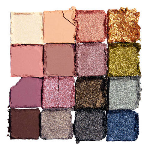 פלטת 16 צלליות NYX DIAMONDS & ICE PLEASE! MEGA SHADOW PALETTE 16 eyeshadows 01W – תמונה 3