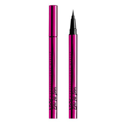 איילינר עמיד במים שחור NYX DIAMONDS & ICE PLEASE! Waterproof pen eyeliner – תמונה 2