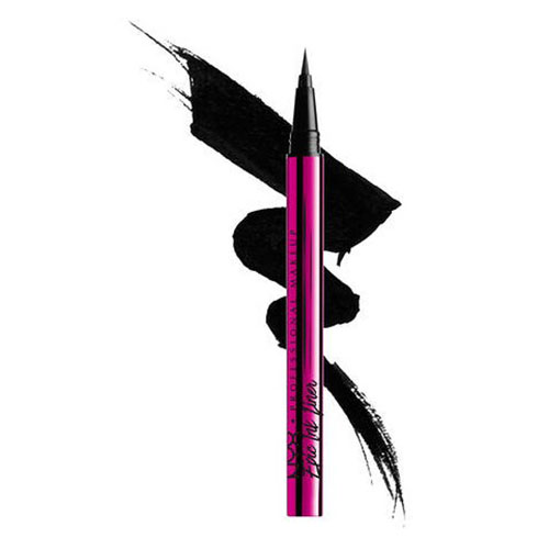 איילינר עמיד במים שחור NYX DIAMONDS & ICE PLEASE! Waterproof pen eyeliner – תמונה 3