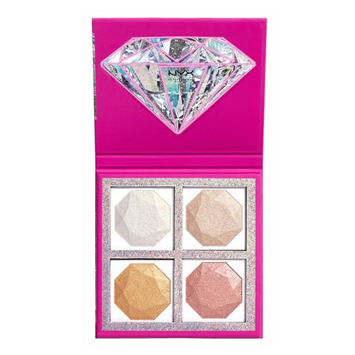 פלטת הייליטרים NYX DIAMONDS & ICE PLEASE! Highlighter palette 02 BEST LIFE