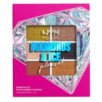 פלטת צלליות NYX DIAMONDS & ICE PLEASE! Palette of 6 eyeshadows 03W JEWELED & JADED