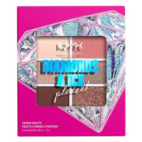 פלטת צלליות NYX DIAMONDS & ICE PLEASE! Palette of 6 eyeshadows 02W DIAMOND DELIRIOUS