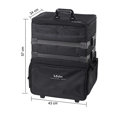 מזוודת איפור ענקית NYX 3 Tier Stackable Makeup Artist Train Case – תמונה 7