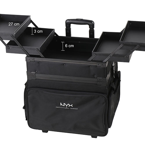 מזוודת איפור ענקית NYX 3 Tier Stackable Makeup Artist Train Case – תמונה 8