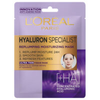 מסיכת בד לפילינג ולחות L'Oréal HYALURON SPECIALIST REPLUMPING MOISTURIZING MASK