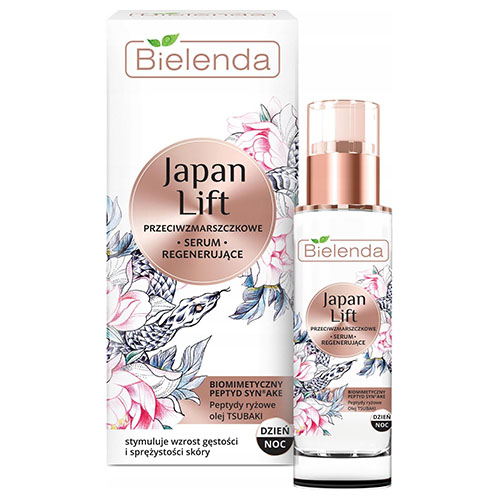 סרום פנים ליום וללילה Bielenda Japan Lift Anti wrinkle regenerating face serum