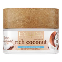 קרם פנים על בסיס קוקוס Eveline Cosmetics Rich Coconut Face Cream