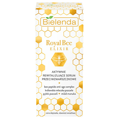 ⁦סרום להפחתת קמטים Bielenda Royal Bee Elixir Actively revitalizing anti wrinkle serum⁩ – תמונה ⁦2⁩