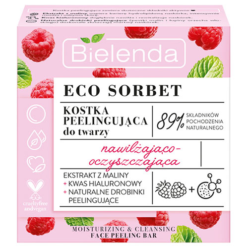 פילינג פנים Bielenda ECO SORBET FACE PEELING BAR