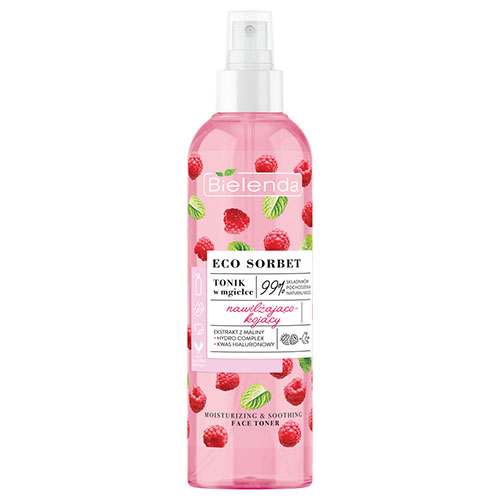 מי טוניק פנים 200 מ״ל Bielenda ECO SORBET FACE TONER