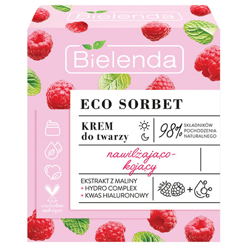 קרם לחות לפנים Bielenda ECO SORBET FACE CREAM – תמונה 2