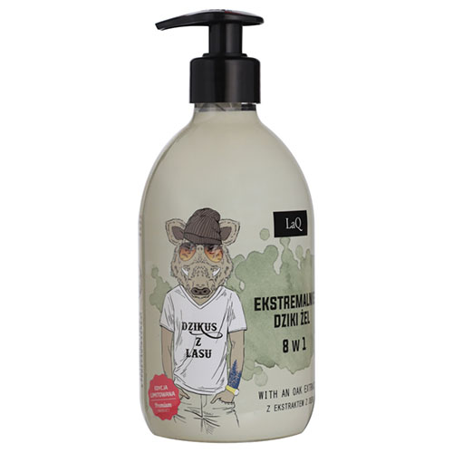 מארז טיפוח מתנה לגבר חמאת פנים וג׳ל רחצה LaQ Wild Savage Gift Set for Men – תמונה 3
