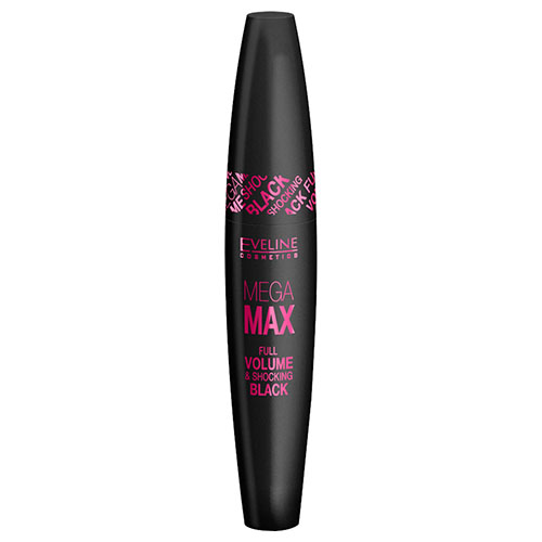 מסקרה המעניקה נפח Eveline Cosmetics Mega Max Full Volume Mascara