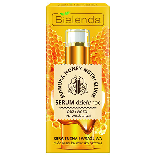 סרום פנים ליום וללילה Bielenda Manuka Honey Nutri Elixir