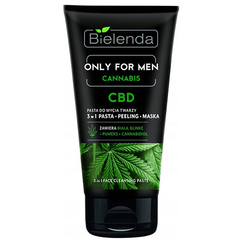 ⁦מארז טיפוח פנים לגברים Bielenda ONLY FOR MEN CANNABIS CBD⁩ – תמונה ⁦2⁩