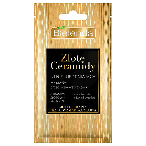 מסיכת פנים להפחתת קמטים Bielenda Golden Ceramides Strongly firming anti wrinkle mask