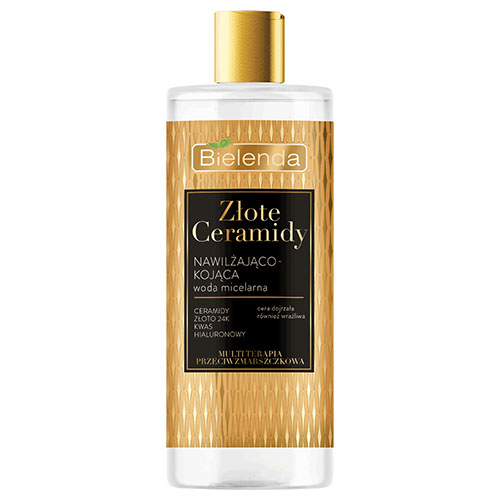 מים מיסלרים Bielenda Golden Ceramides Moisturizing and soothing micellar water