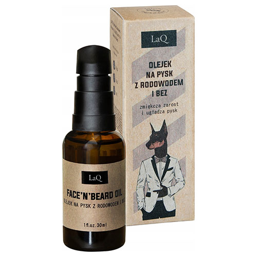 שמן לגבר לטיפוח הזקן LaQ FACE 'N' BEARD OIL Aftershave and beard oil 30ml