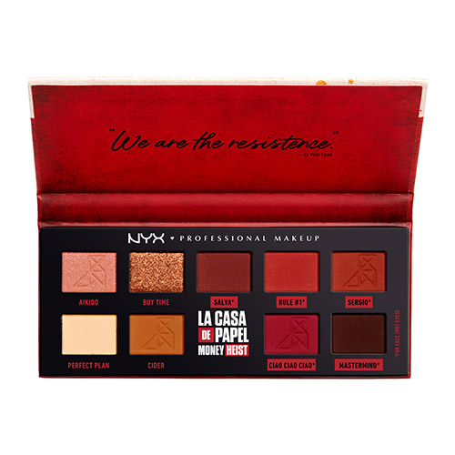 פלטת 9 צלליות מליין מוצרי בית הנייר NYX La Casa De Papel El Profesor Color Palette – תמונה 3