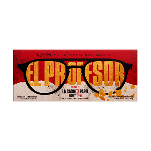 פלטת 9 צלליות מליין מוצרי בית הנייר NYX La Casa De Papel El Profesor Color Palette – תמונה 2