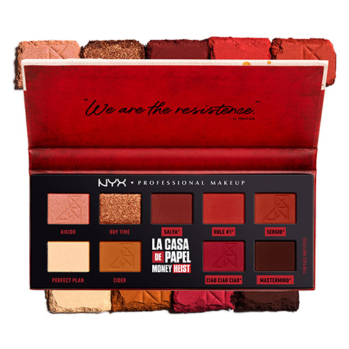 פלטת 9 צלליות מליין מוצרי בית הנייר NYX La Casa De Papel El Profesor Color Palette – תמונה 4