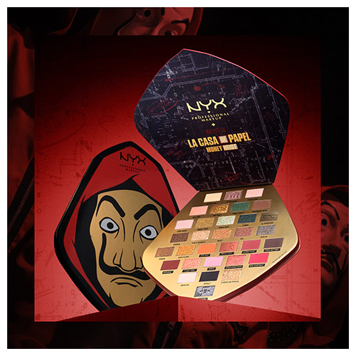 פלטת 32 צלליות מליין מוצרי בית הנייר NYX La Casa De Papel Color Palette – תמונה 4